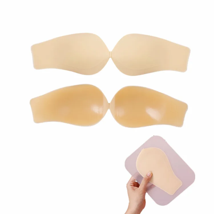 Новый дизайн новая технология клея супер липкая грудь набор инструментов твердый клейкий силиконовый бюстгальтер пуш-ап для женщин