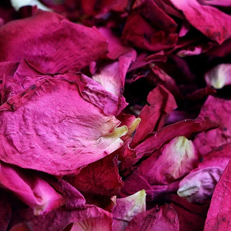 Wholesale price freeze dried 100% natural rose petals from China