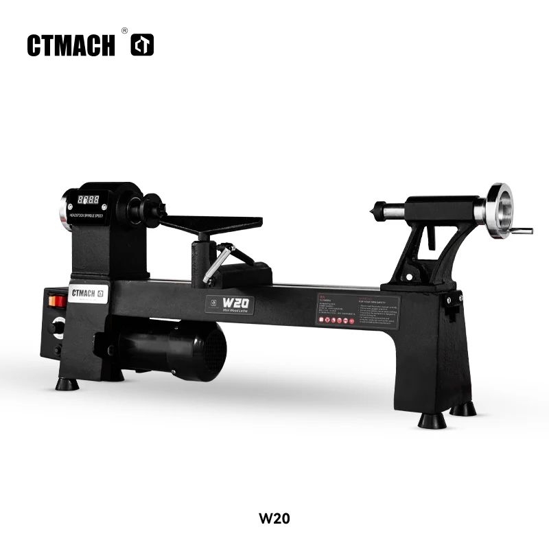 W20 wood lathe machine mini wood lathe