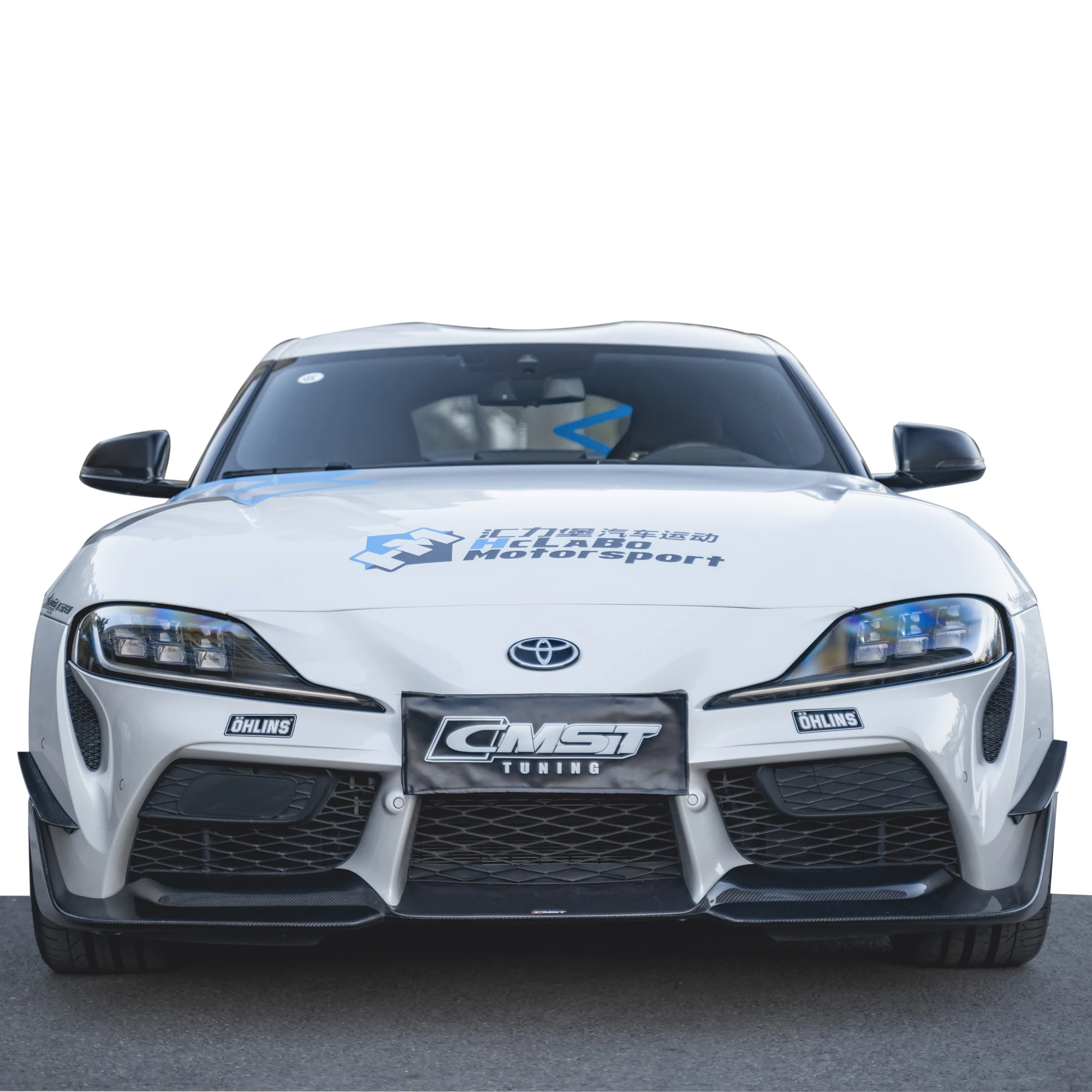 CMST design body kit for Toyota supra A90 MK5 front lip side skirts rear diffuser rear spoiler and fender for supra bodykit