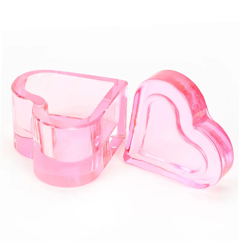 New Crystal Nail Art Dishes Liquid Powerder Nail Monomer Liquid Cup Nail Dappen Dish With Lid