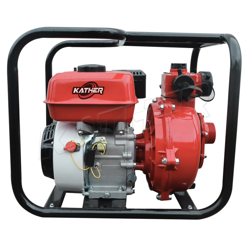 High Pressure Professional 2inch 3inch Water Pump Single/Double Impeller Gasoline Engine Water Pumps For Agricultural Irrigation