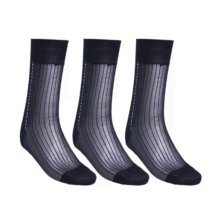 KTP-0852 mens nylon sheer socks