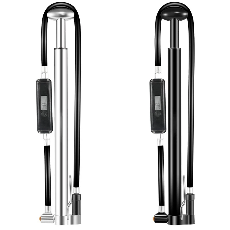 Car Tire Inflator Portable Cycling Pump Mini Floor With Gauge Bicycle Bike Air Pump Portable Tire Pump