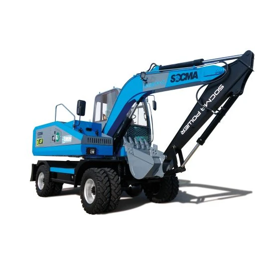 SOCMA 12 ton electric Wheel excavator