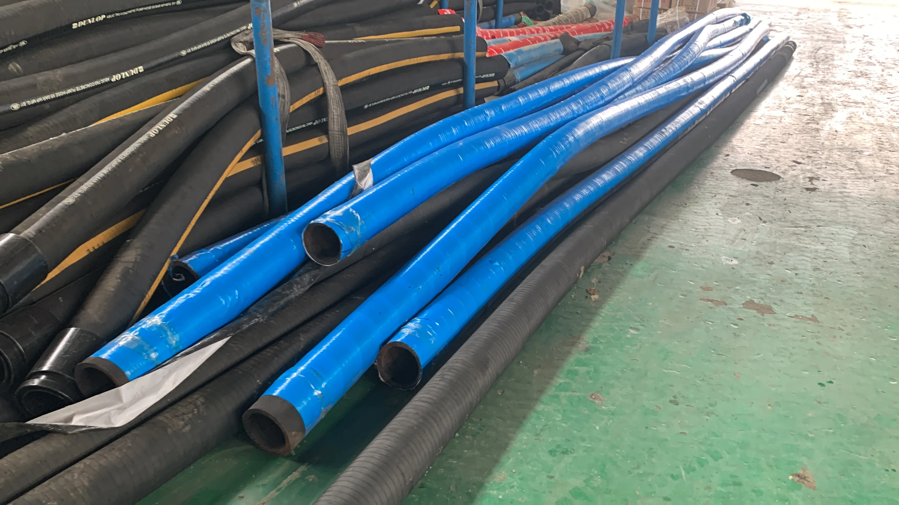 DN125 Concrete Pump Rubber End Hose Pan 233649005 Pump Placing Disc Rubber pipe CFG Drilling machine Cement Fly-ash Grave 433497