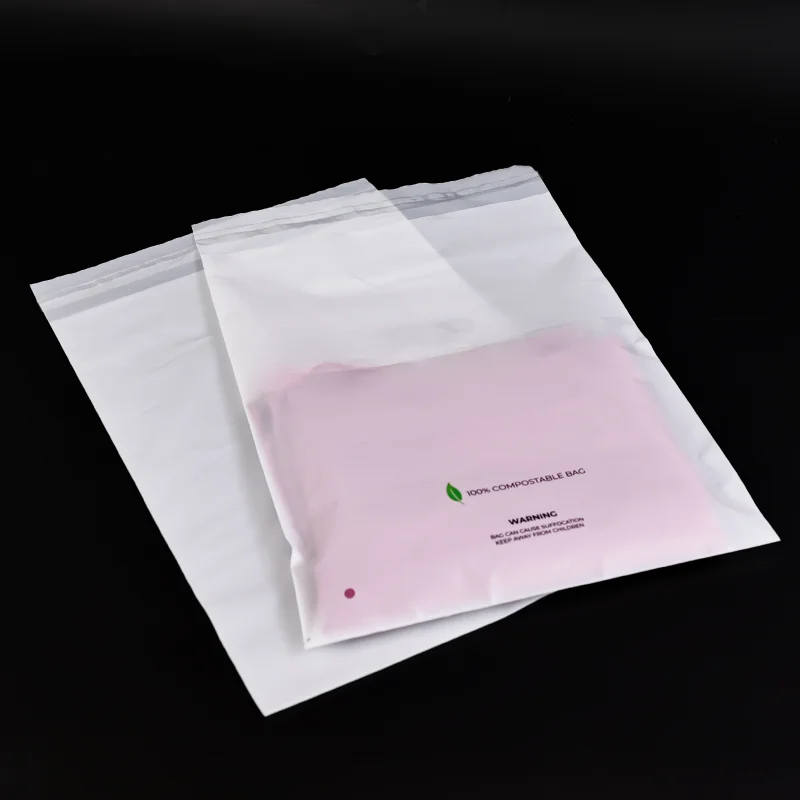 100% биоразлагаемый Компостируемый мешок для мусора LDPE кукурузный крахмал термогерметичная Ручка блистерная флексографская печать Настраиваемые упаковочные пакеты