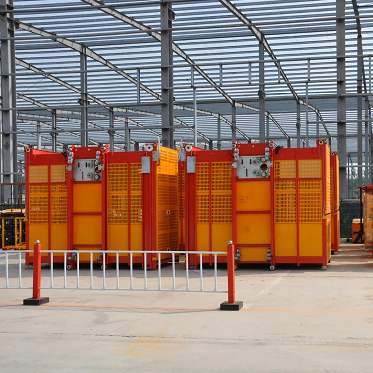 1.2t 2t 3ton electric SC100 SC100/100 SC200 200td SC200/200 3*11kw building material construction hoist