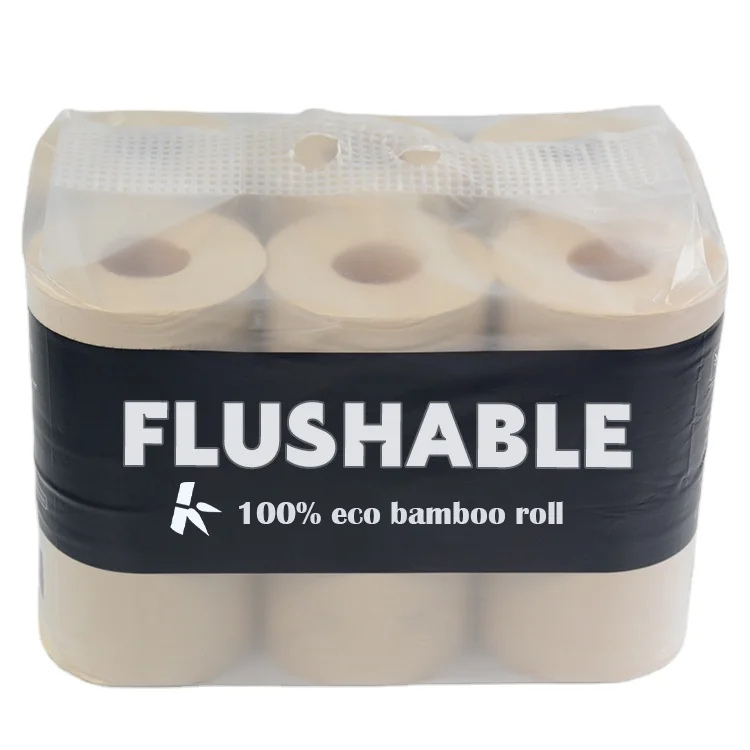 Bag of toilet tissue bathroom toilet paper rolls