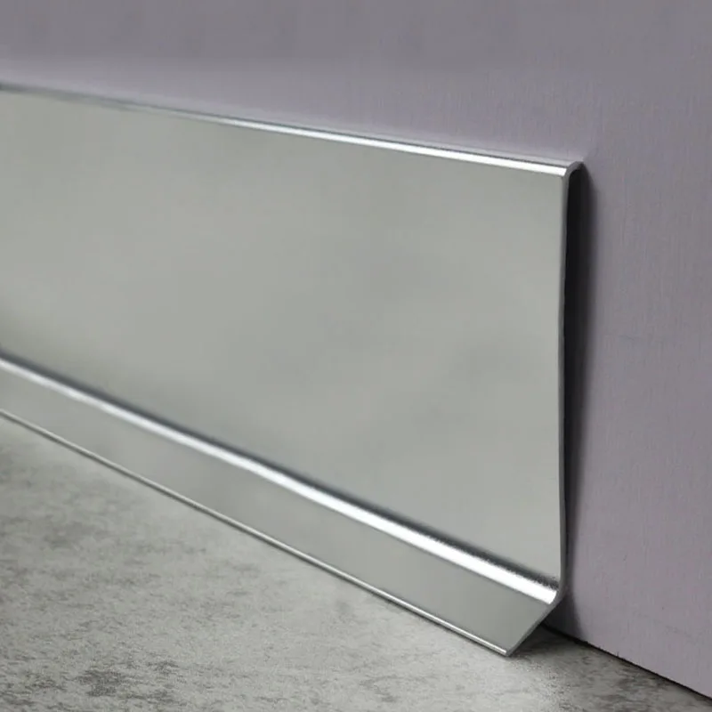 China Manufacturer Custom Skirting Baseboard Aluminum Skirting Board with Led Light