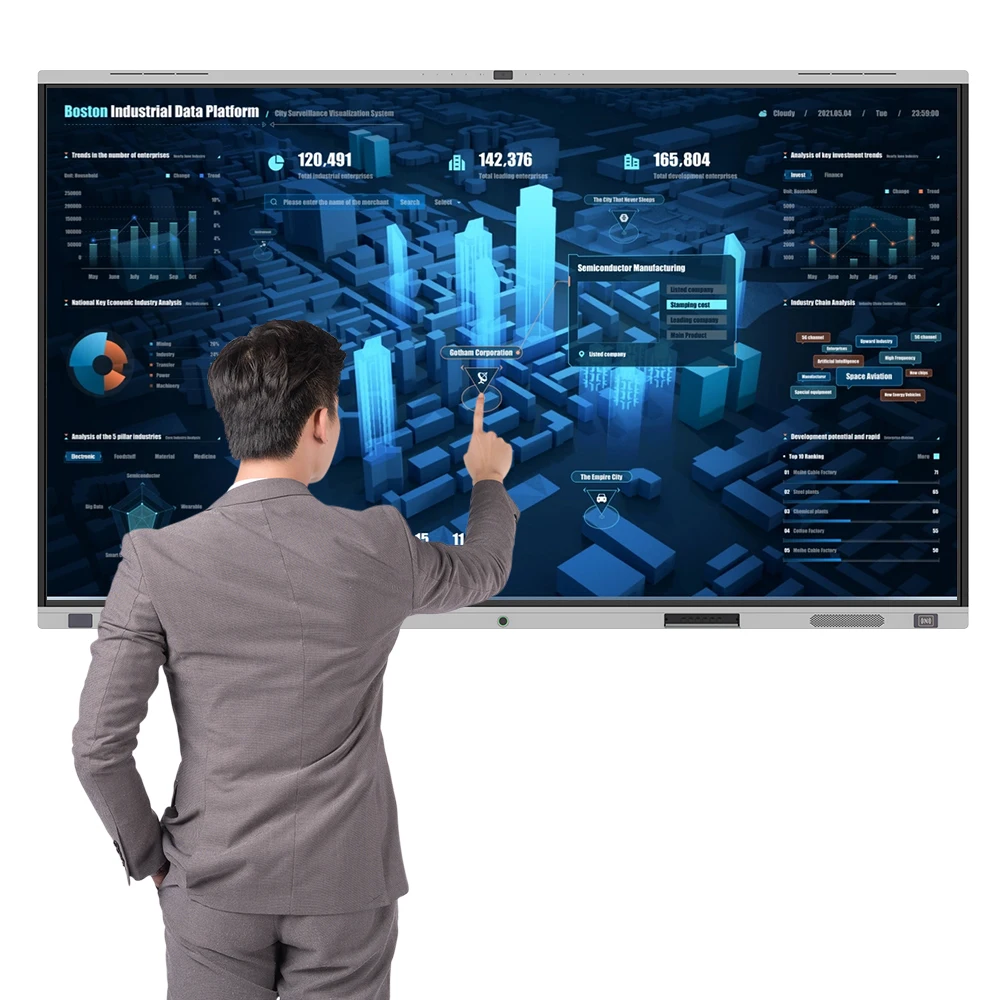 100/110inch big screen lcd touch  interactive whiteboard ODM/OEM portable interactive whiteboard device