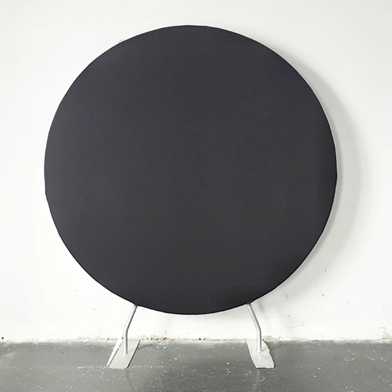 Hot Sale 8ft/2m diameter aluminium circular display Backdrop Round Custom Backdrop For Wedding Event and Party Decoration