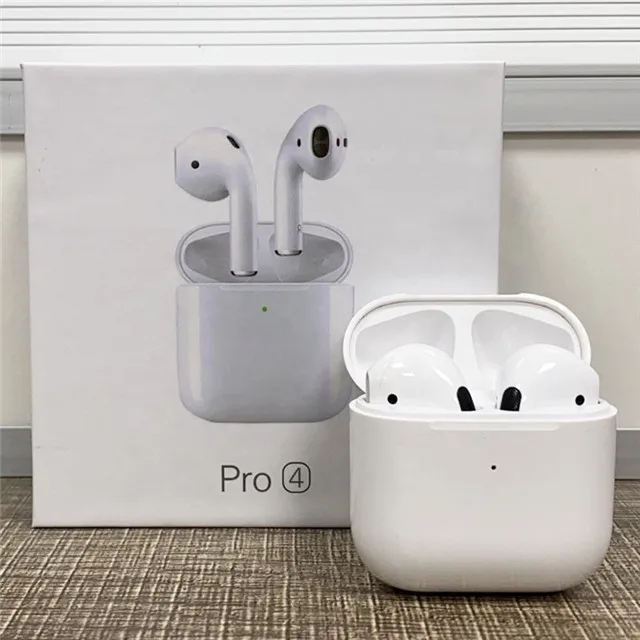  Черные наушники-вкладыши беспроводные мини-наушники Air Pro 4 для