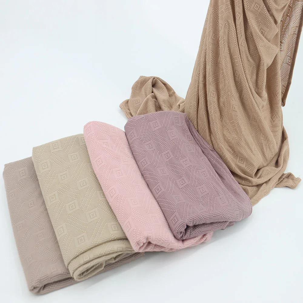 Newest 2022 Muslim Fashion Hijabs Best Quality Muslim Good For Summer Jersey Hijab Scarf
