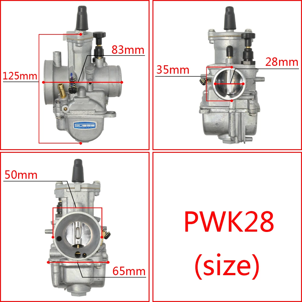 Карбюратор PWK 28 мм PWK28 KEIHIN SODCO racing для мотоцикла скутера велосипеда гонок