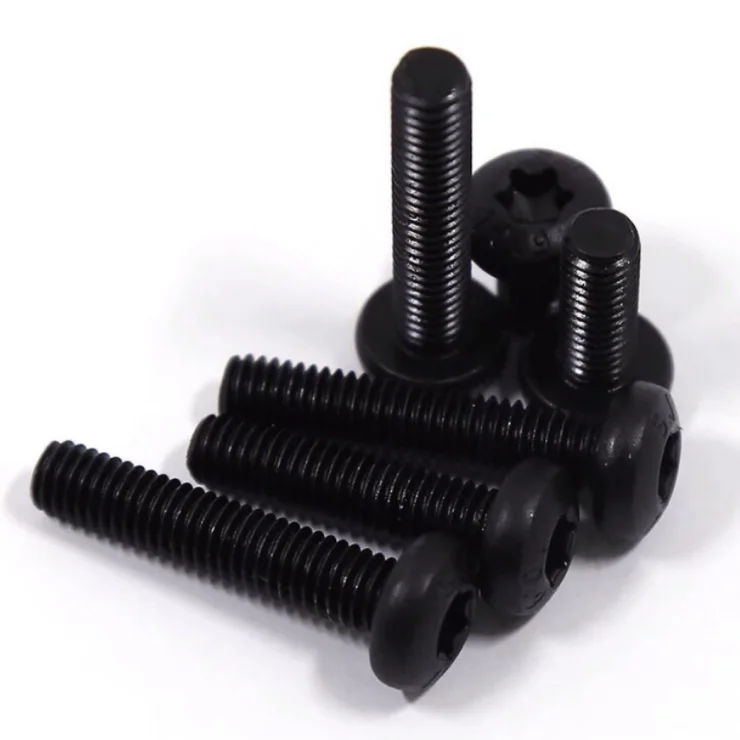 Винт torx черного цвета с круглой головкой 10,9 GB2672
