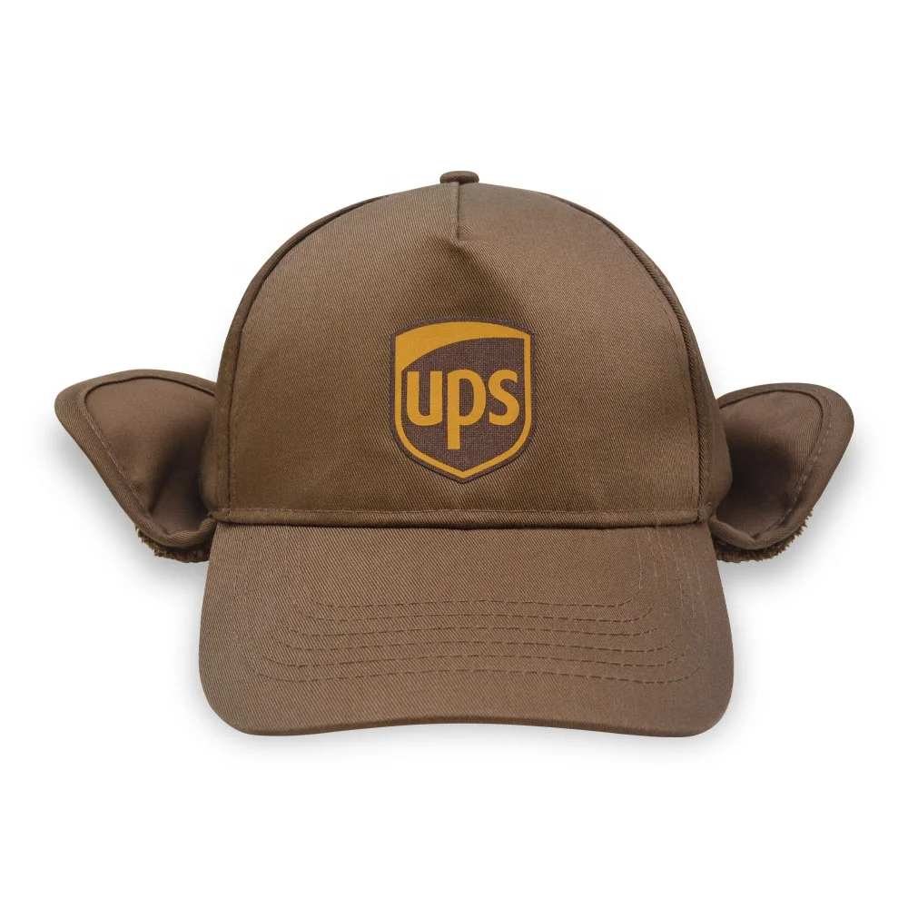 Wholesale New style Autumn Winter Brown Velvet Warm Baseball Cap with Earmuffs