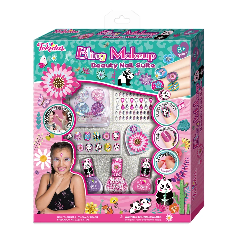 2022 Good quality factory directly Makeup toys Nail Polish art bling polish nail