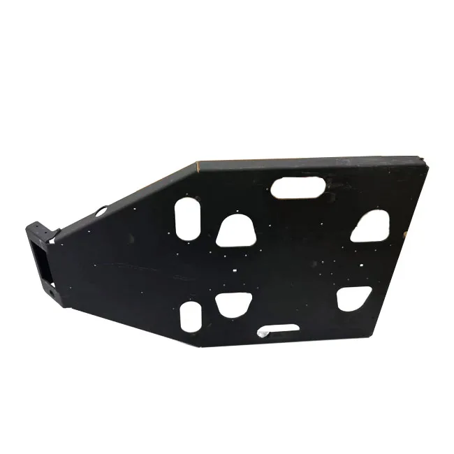 Aluminum alloy with holes, bent, anodized sheet metal parts