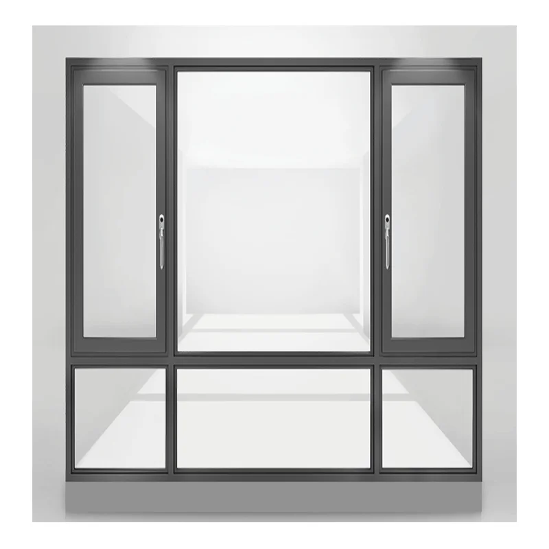 Aluminum doors windows price Foshan manufacturer uganda window and door with glass window doors
