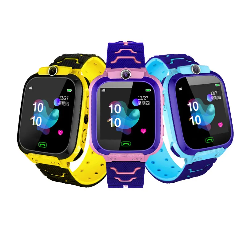 Q12 smart watch kids with Android reloj inteligente alarm waterproof phone call wrist kids smart watch with GPS video SIM card