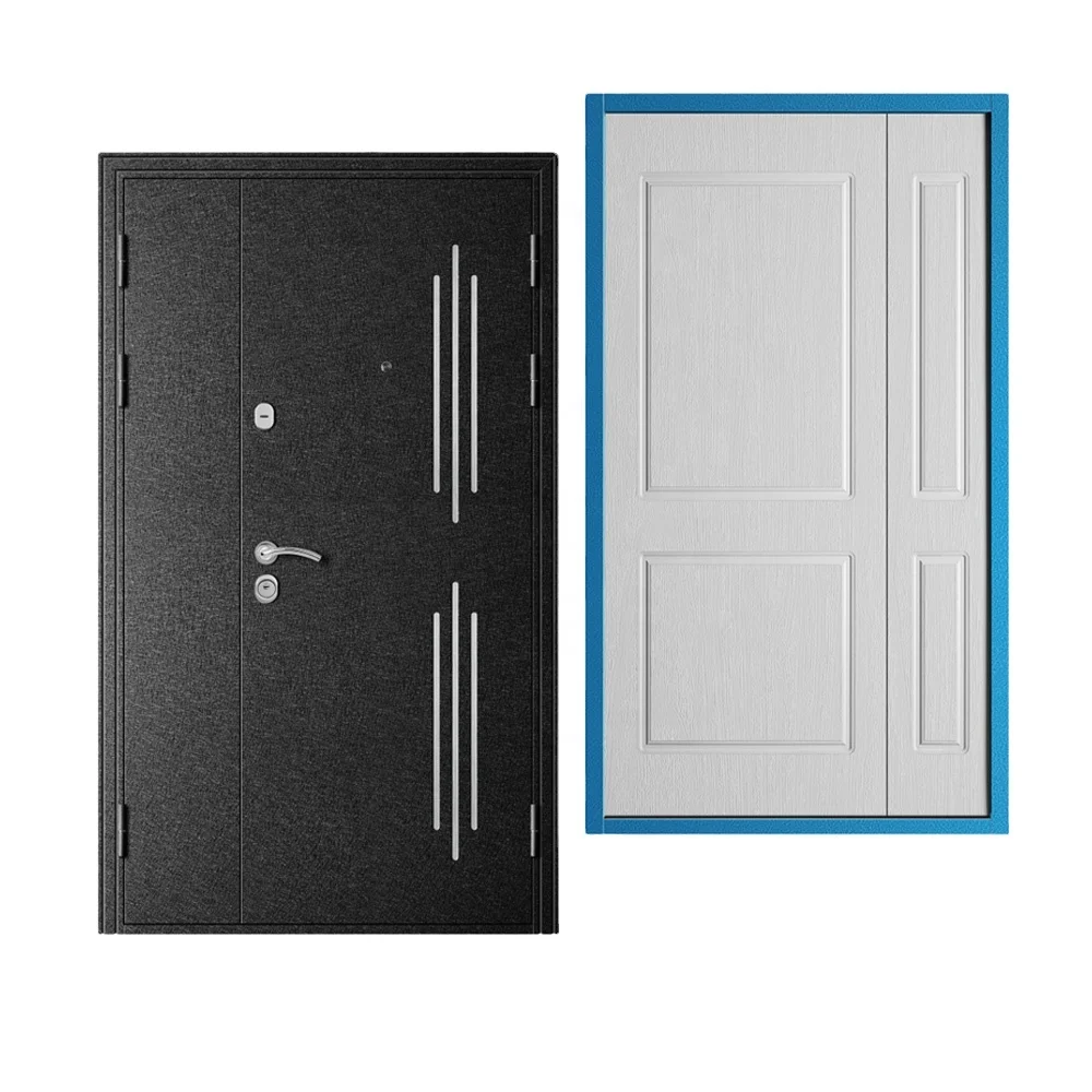 Turkish Design Residential Armored Door Exquisite Pattern Russia Steel Security Doors Nice Front Entry Door