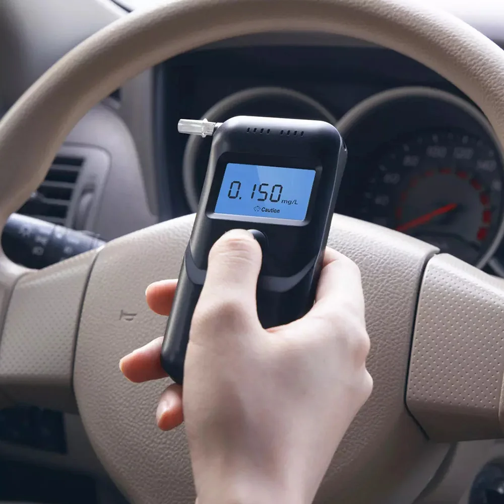 Alcohol Tester Xiaomi Digital Professional Alcohol Detector Breathalyzer Police Alcotester LCD Display Dropship