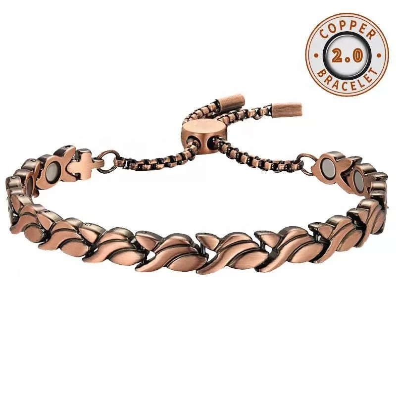 Top selling health care product copper bracelets for arthritis magnetic copper magnetic bracelet benefits for health