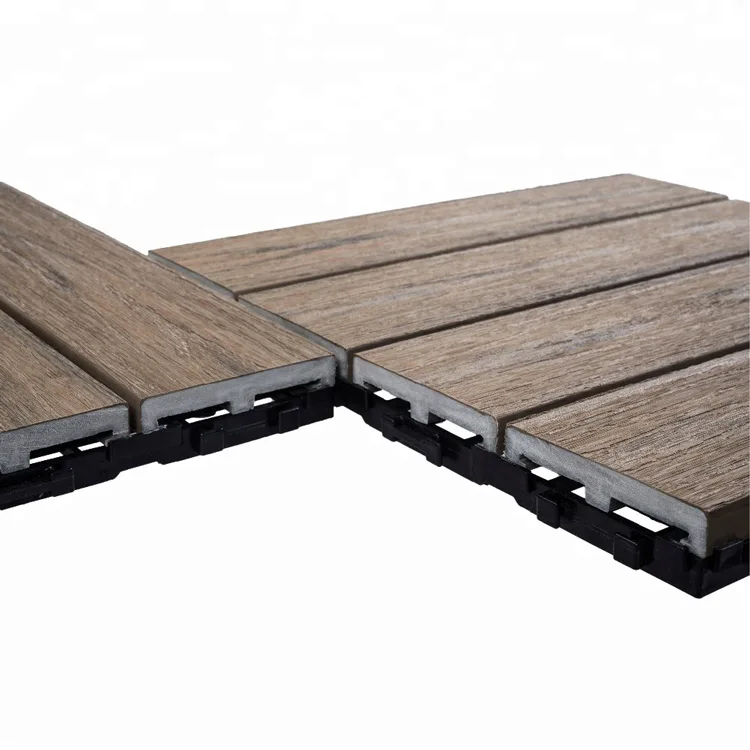 Factory price Stylish Skidproof Waterproof Fireproof WPC PVC Decking Outdoor