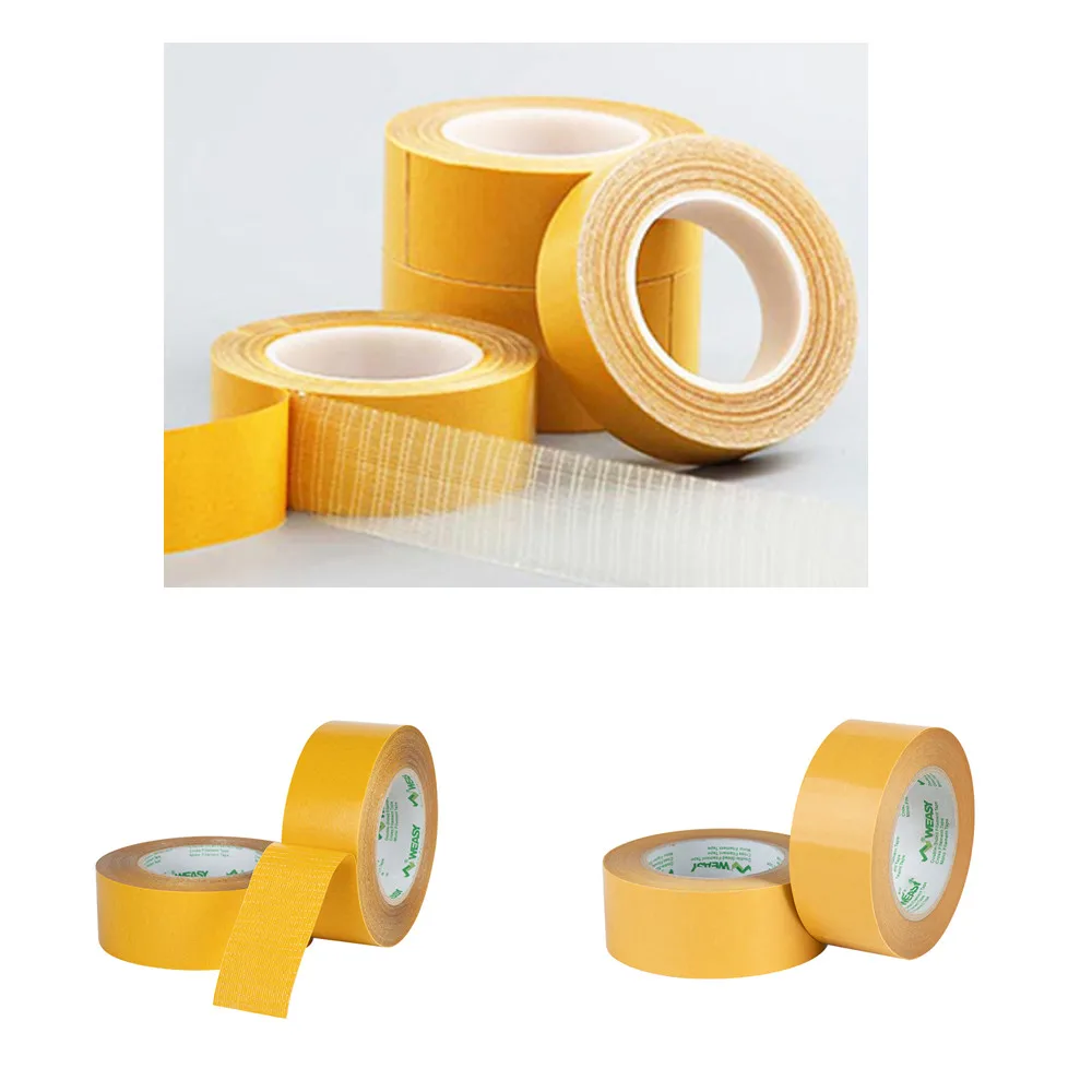 Good Adhesion Double Side Mesh Fiberglass Cross Filament Adhesive Tape #079A OEM Bi Directional Cross Weaved Filament Tapes
