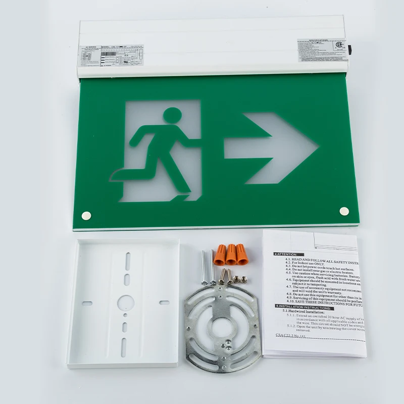
wall mounted exit and emergency exit lights explosion-proof 