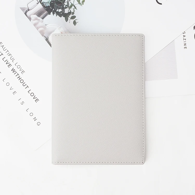 custom printed embossing logo passport holder