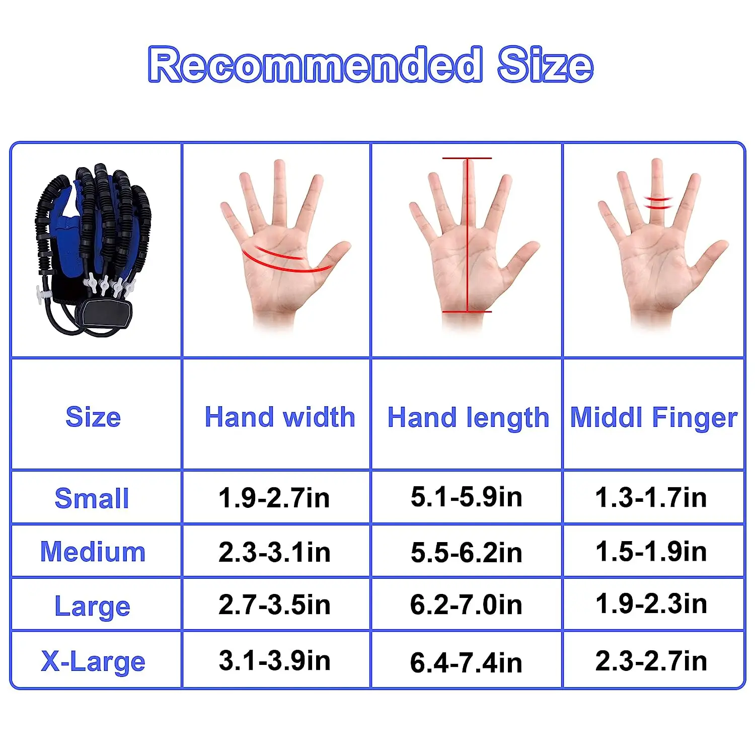 Rehabilitation robot glove for hemiplegia stroke cerebral palsy patient,finger and hand exercise recovery equipment