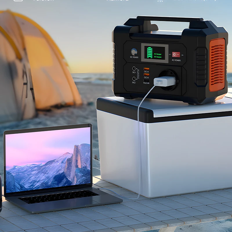 for RV Home Appliance Laptop 300W Power Solar Station Inverter Generator Battery Backup Power power station portable