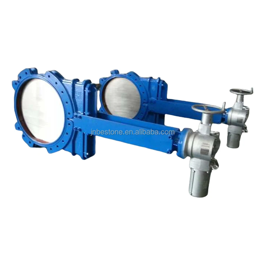 Bestone International  Manual Knife Gate Valve Stainless Steel Insert Valve Clamp 304 disc slurry slide Gate Valve