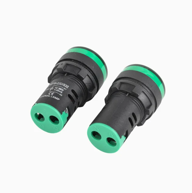 Hot Selling Series Ad DC AC/DC LED Indicator Light 22mm LED Pilot Light Signal Lamp