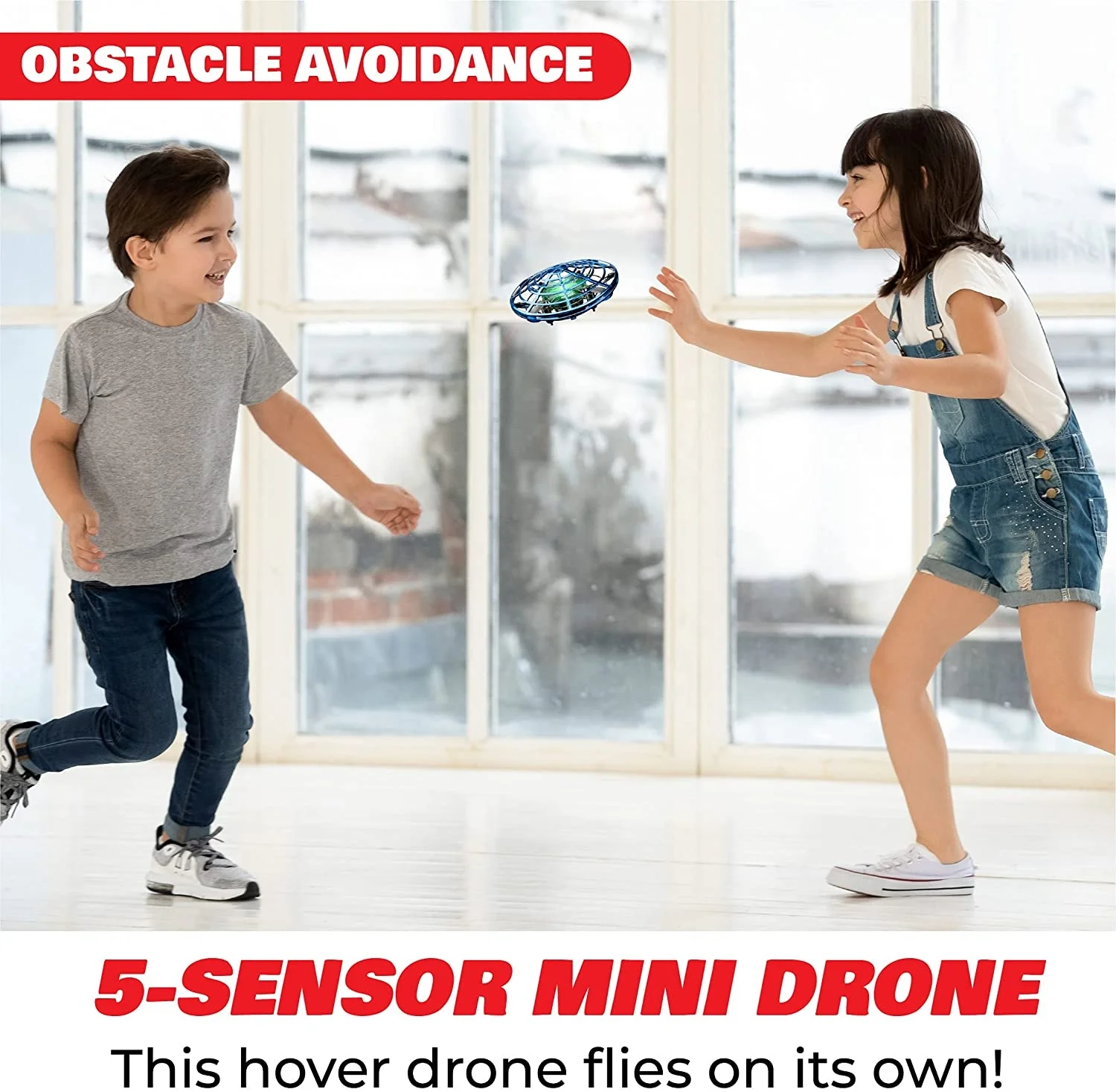 Combo Hand Operated Drone Hands Free Motion Sensor Mini Drone, Easy Indoor Rechargeable UFO Flying Ball Drone Toy for kids adult