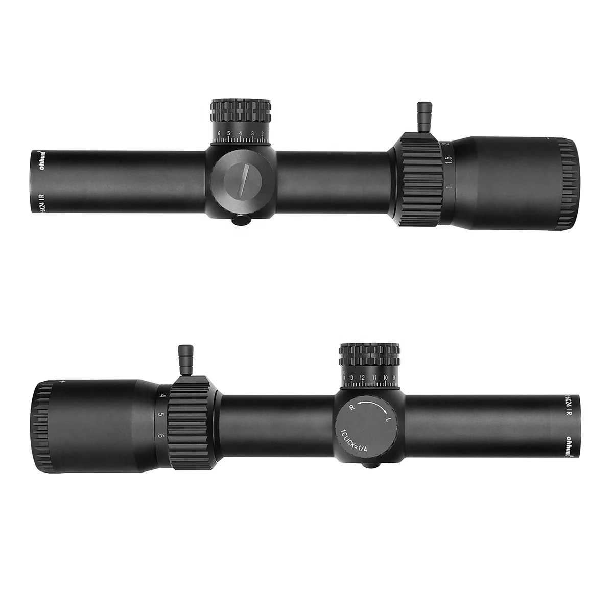ohhunt LR 1-6x24 IR Glass Etched Reticle Optical Sight With Red Illumination For Hunting.