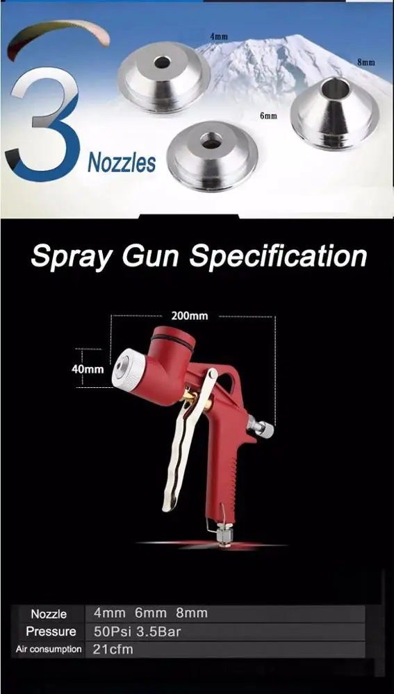 Air Texture Hopper Spray Gun