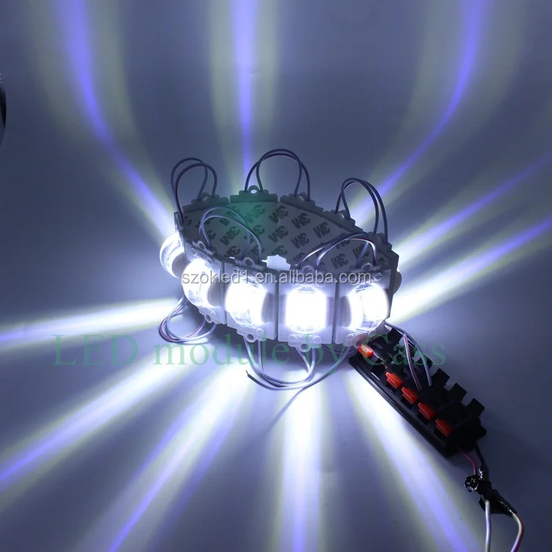 RGB мигающий светодиодный Инжекционный модуль SMD 2835 3 светодиода 1 5 Вт прожекторные огни 5830 автомобильные декоративные 12