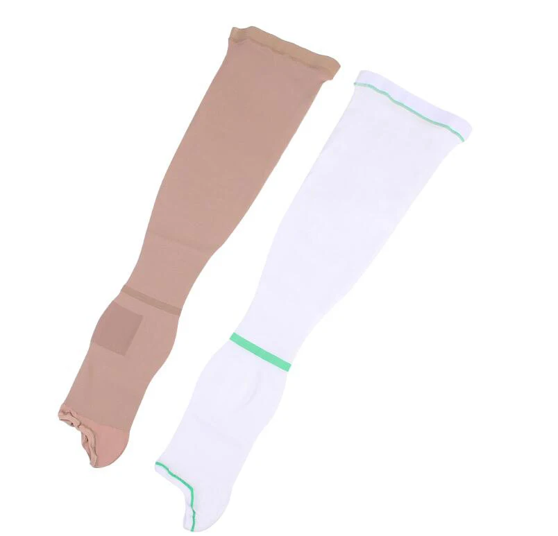 Thigh High Anti-Embolism Stocking 18-23 mmHg medical Compression TED stockings Inspect Toe Hole Antithrombus stockings