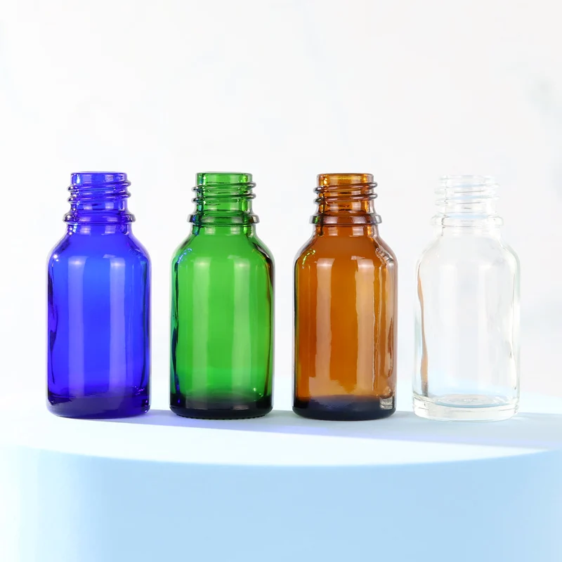 Idealpak Wholesale Skin Care Serum Container Amber 10 ml Glass Essential Oil Bottle Cap with Dropper