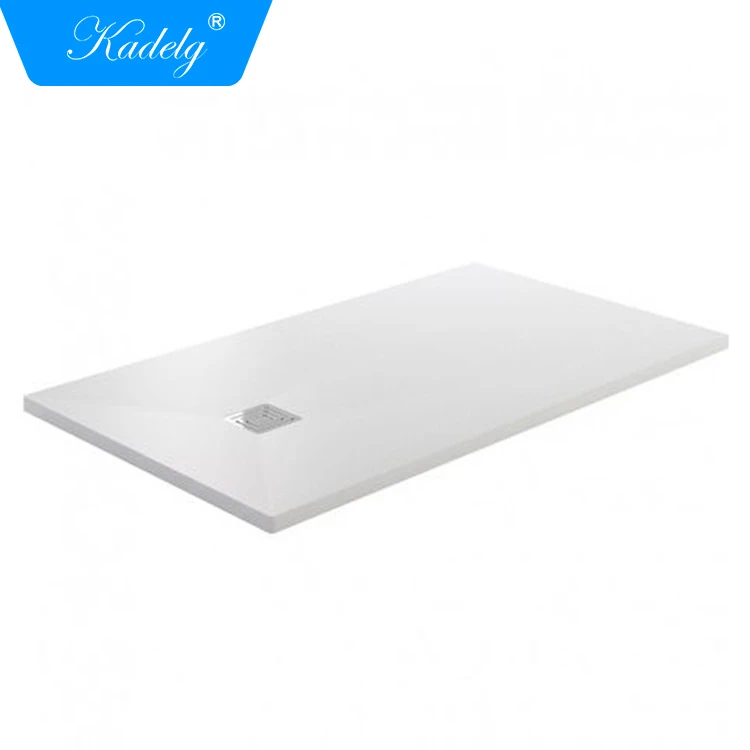 Rectangular 1400x800x30mm Matte White Finish Stone Resin bac de douche Bathroom Shower Base