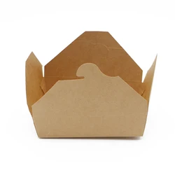 Eco friendly kraft paper take away packaging food boxes for sushi