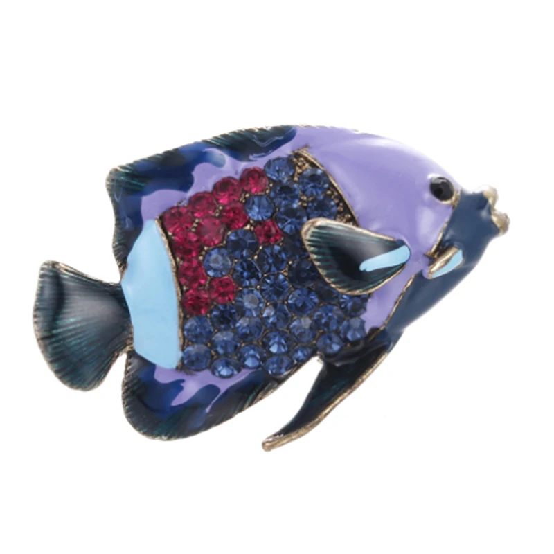 Brooch Alloy Turtle Inid Diamond Drop Oil Brooch Product on