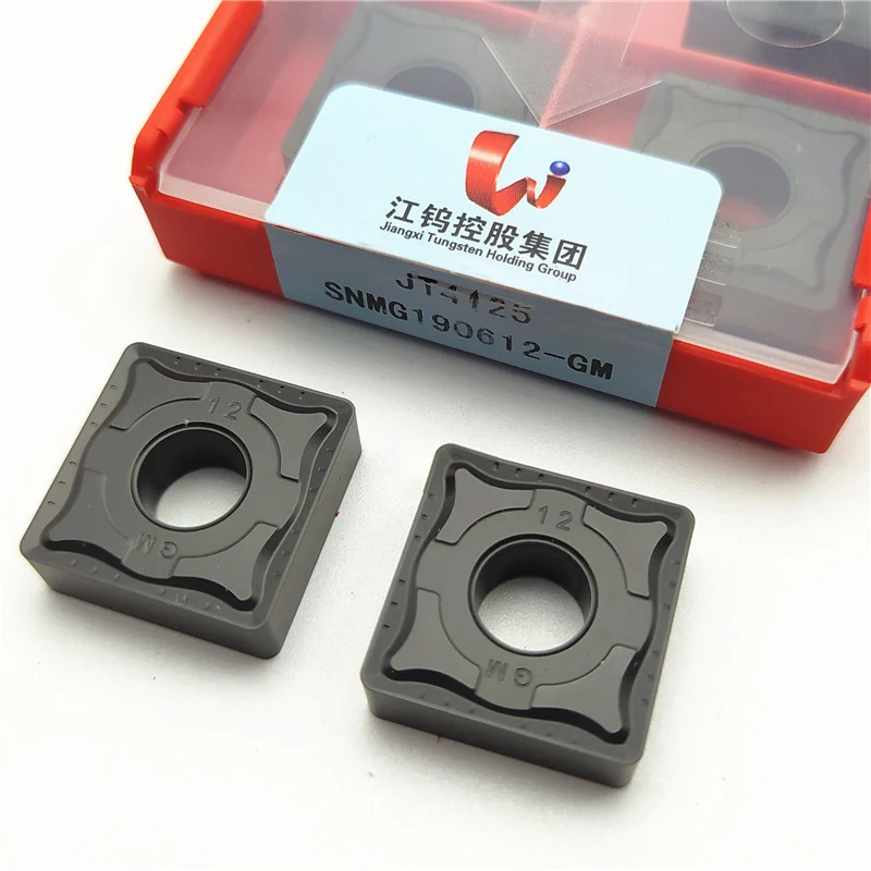 Tungsten Holding Jiangwu SNMG 190612-GM JT4125 lathe blade for steel parts External turning tool bar Cutting edge