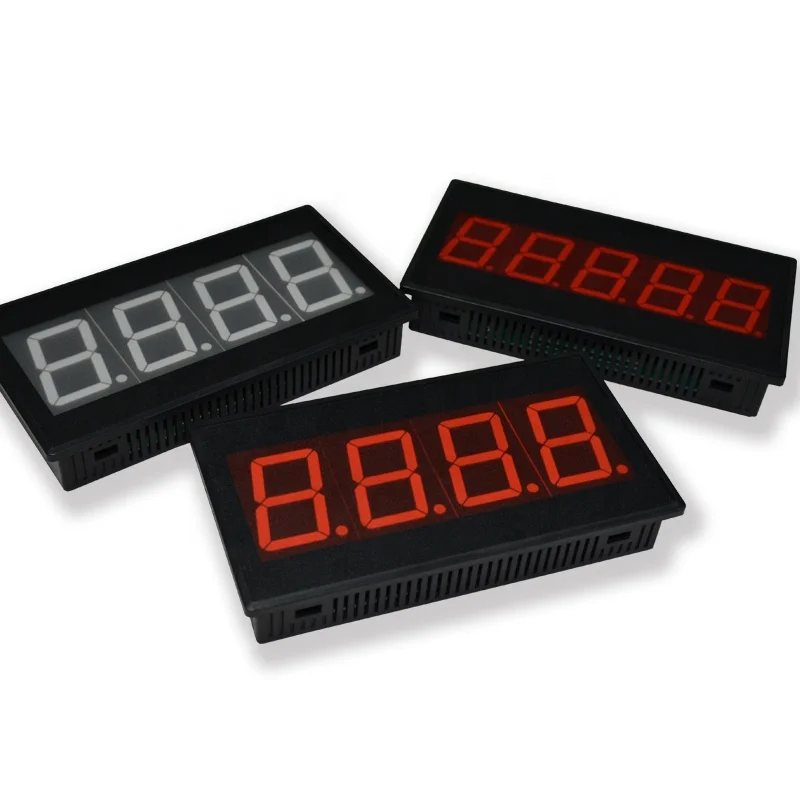 10-36V 1.8 Inch 4 Digit 7 Segment Display Module RS485 LED Display ASCII Modbus Display Panel