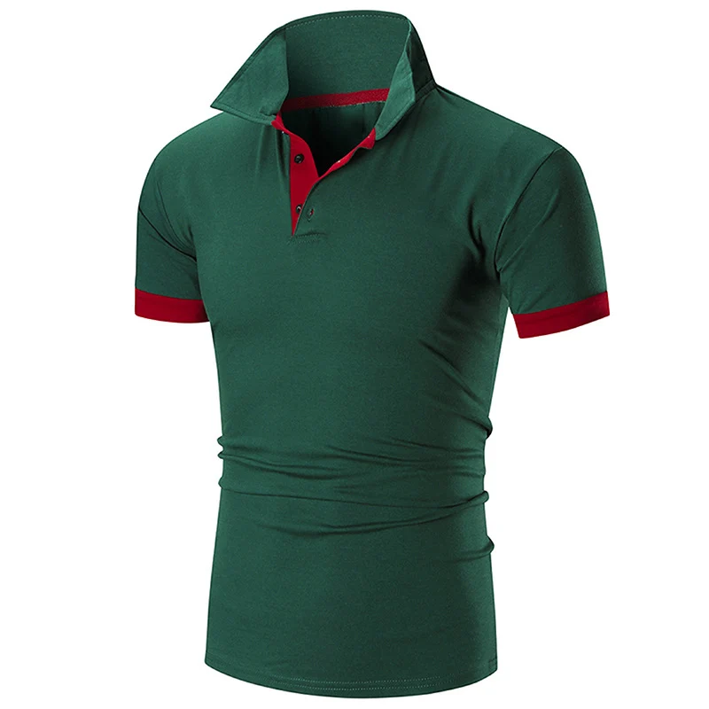 Casual Golf Custom Logo Simple Polo Shirt for Men/ Wholesale High Quality Plain Men Print Custom T-shirts Accept Custom Size