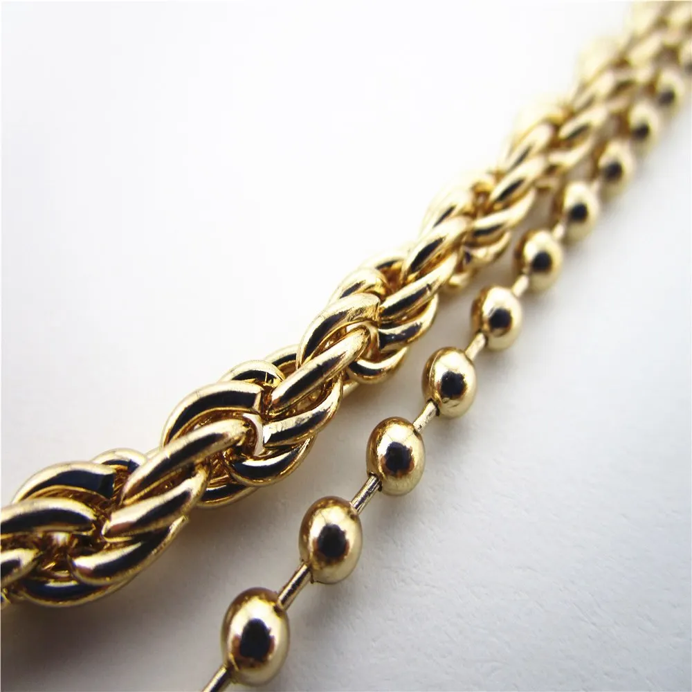 
costume jewelries necklace of ball chain with love pendant layer necklace 