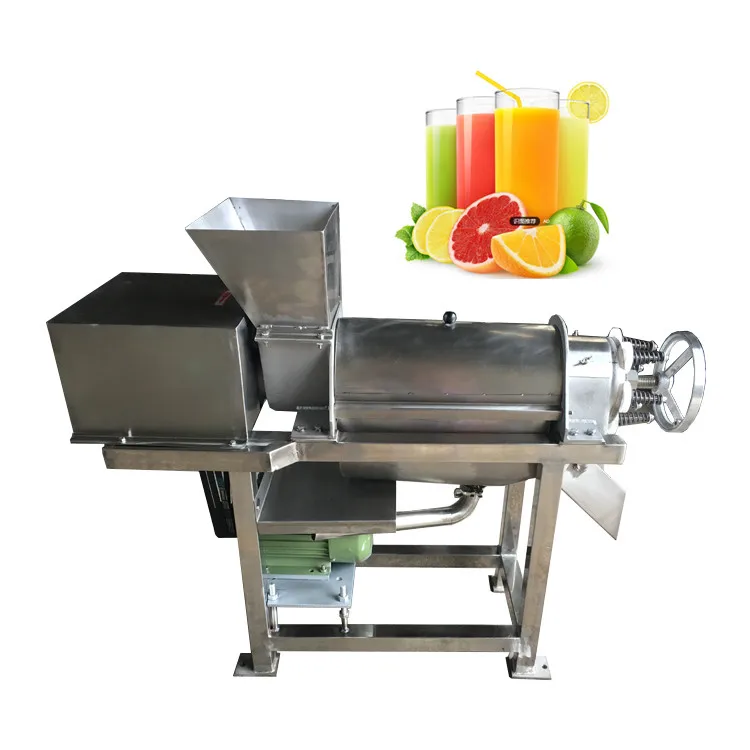 
OC-LZJ-0.5 Small Orange Apple Ginger Coconut Milk Pineapple Screw Juice Extractor Extruding Machine 
